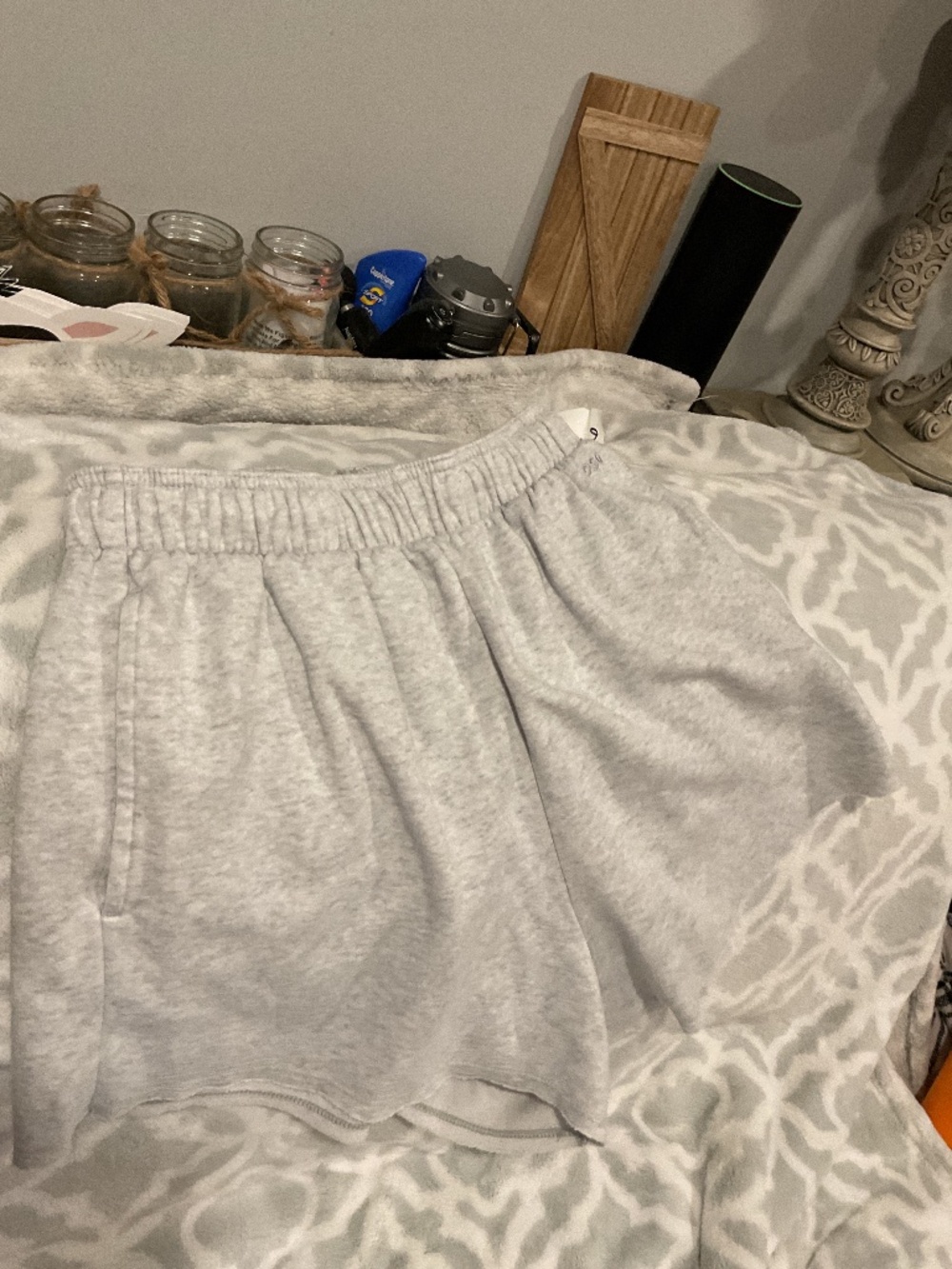 DSG Gray sweat shorts with pockets